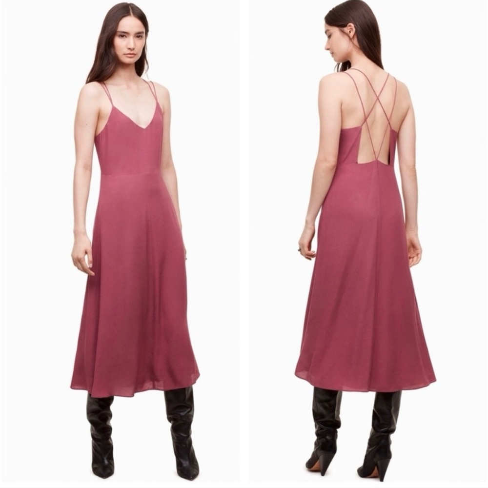Aritzia Wilfred Angelique Midi Dress (Small)